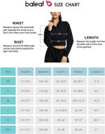 BALEAF Women's Half Zip Cropped Sweatshirt High Neck Long Sleeve Crop Pullover Athletic Ribbed Corset Hems Cozy - Image 7
